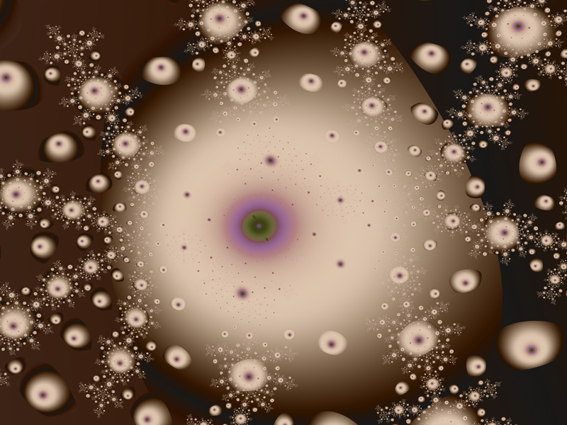 Fractal Art Wallpaper, A Little Color