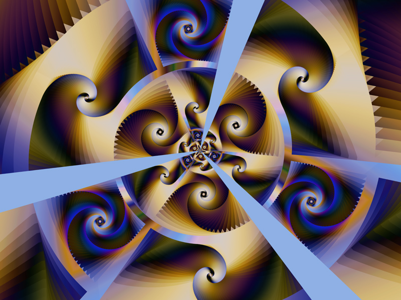 Fractal Art Wallpaper, Accordion 3