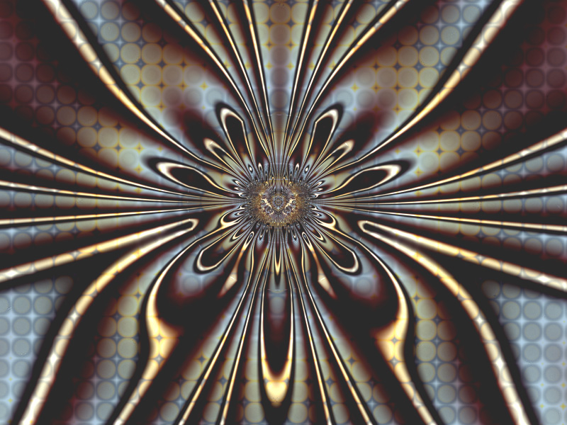 Fractal Art Wallpaper, Amber