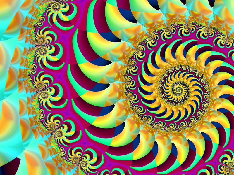 Fractal Art Wallpaper, Aten