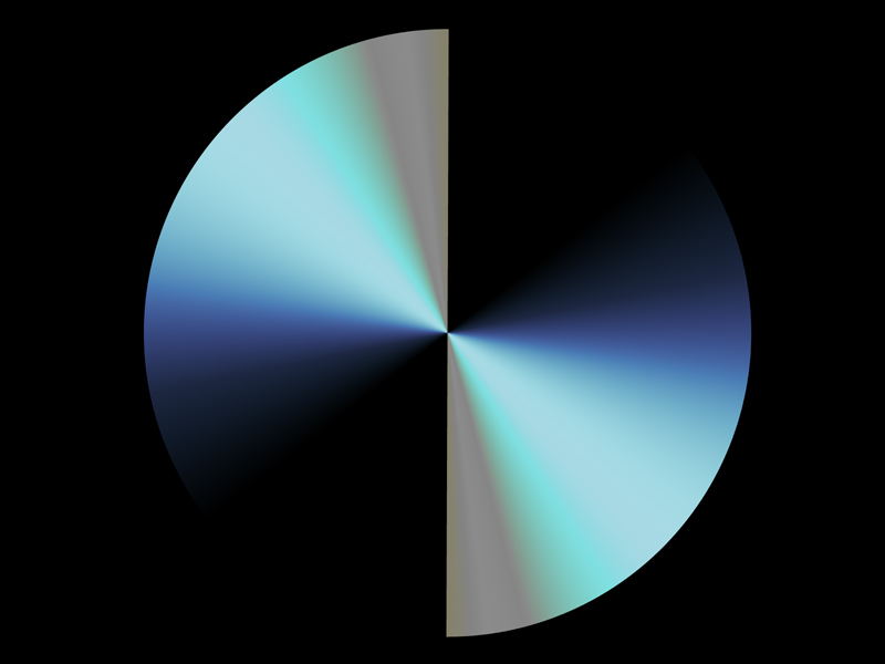 Fractal Art Wallpaper, Blue Moon 2