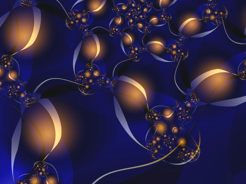 Fractal Art Wallpaper, Bronze