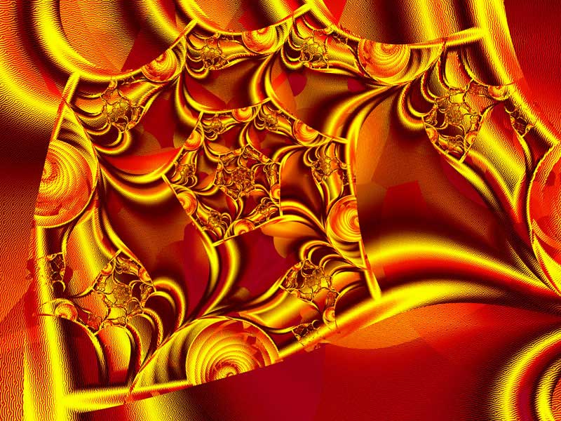 Fractal Art Wallpaper, Caracoles