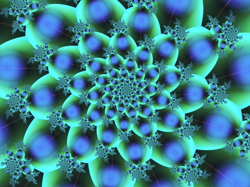 Fractal Art Wallpaper, Cell Structure Wallpaper