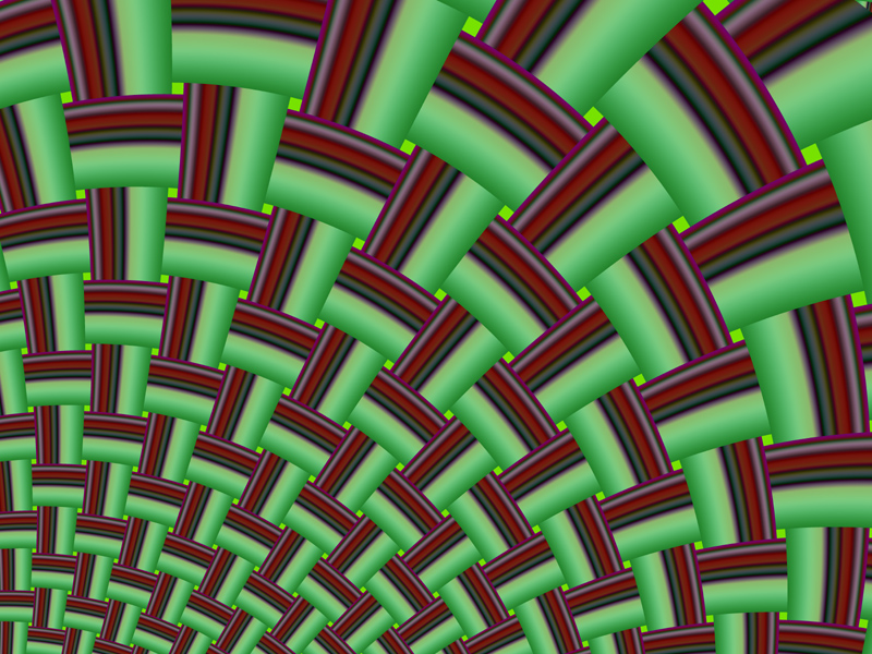 Fractal Art Wallpaper, Chartreuse Weave