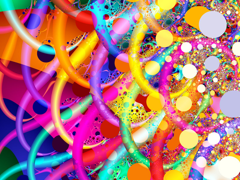 Fractal Art Wallpaper, Color 10