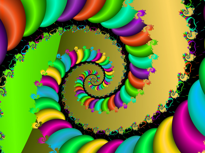 Fractal Art Wallpaper, Color 19