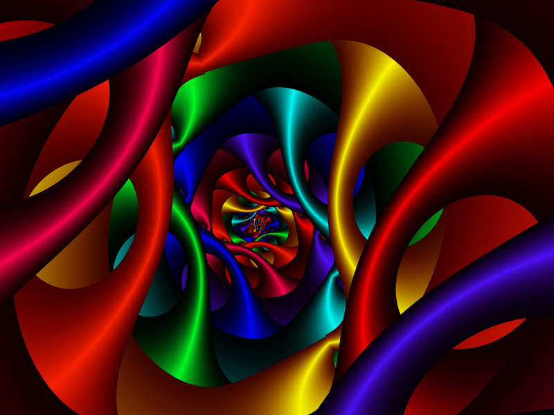 Fractal Art Wallpaper, Color 2