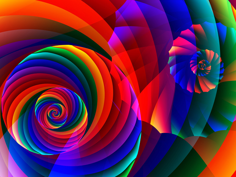 Fractal Art Wallpaper, Color 7 Wallpaper