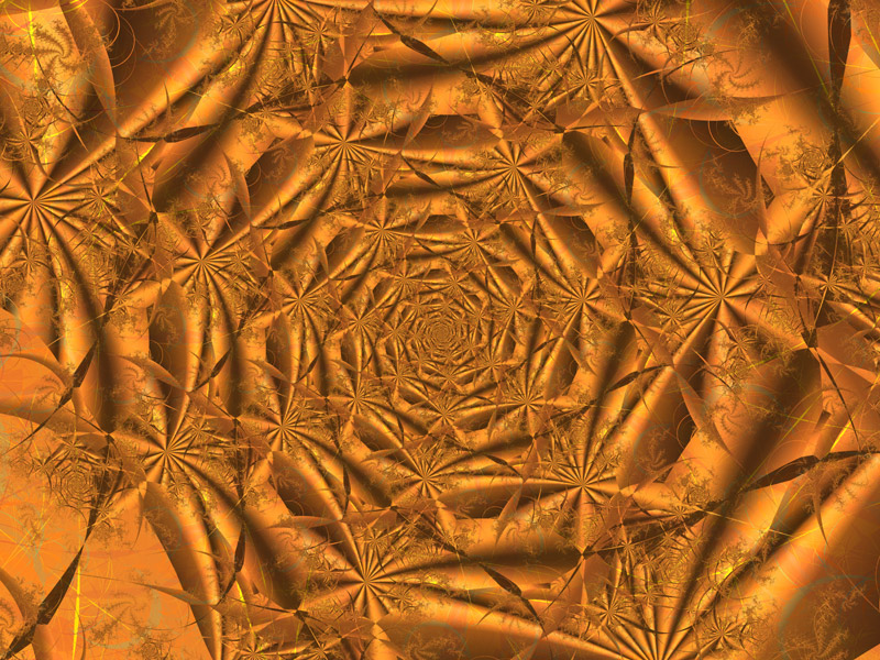 Fractal Art Wallpaper, Copper 2