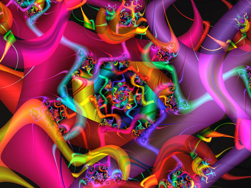 Fractal Art Wallpaper, Dance 2