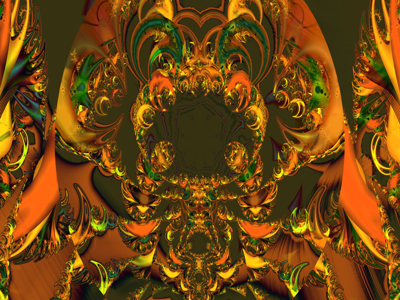 Fractal Art Wallpaper, Demon Throne