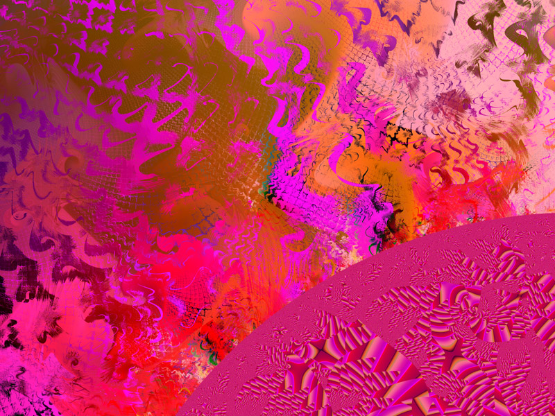 Fractal Art Wallpaper, Distant Lands 3