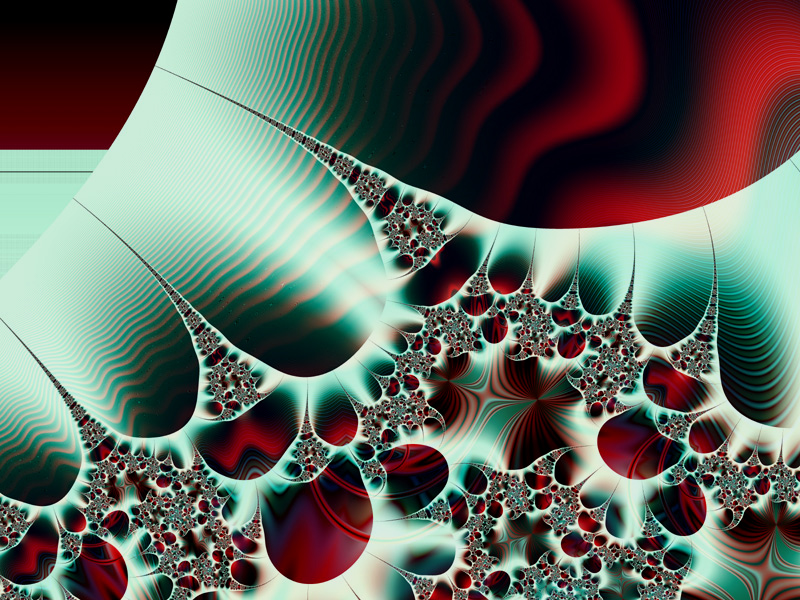 Fractal Art Wallpaper, Electric Frost Wallpaper