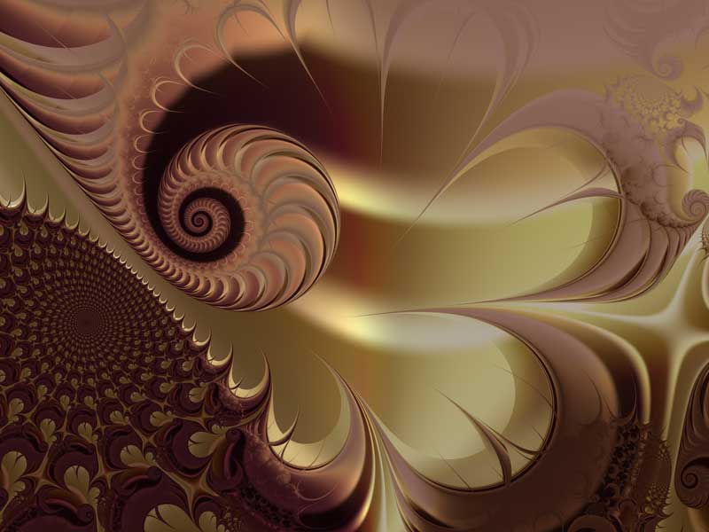 Fractal Art Wallpaper, Flesh