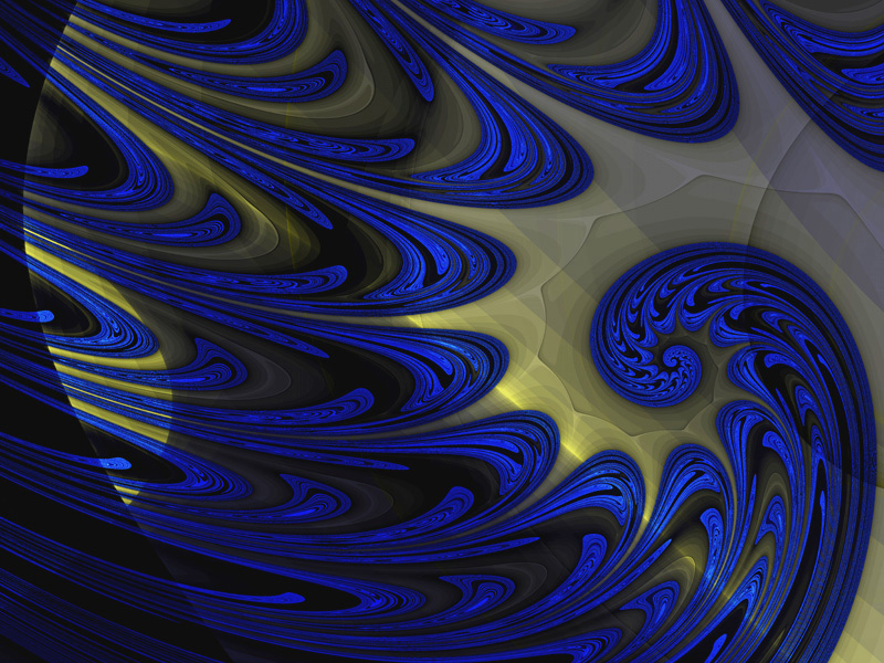 Fractal Art Wallpaper, Fleur 2