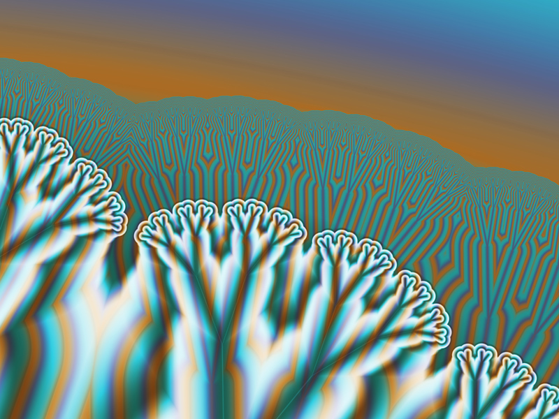 Fractal Art Wallpaper, Fractal Forest