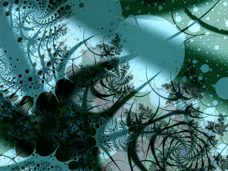 Fractal Art Wallpaper, Fruitful