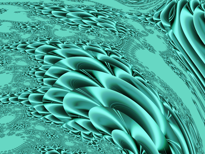 Fractal Art Wallpaper, Glacier