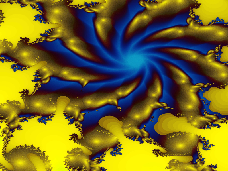 Fractal Art Wallpaper, Golden Age
