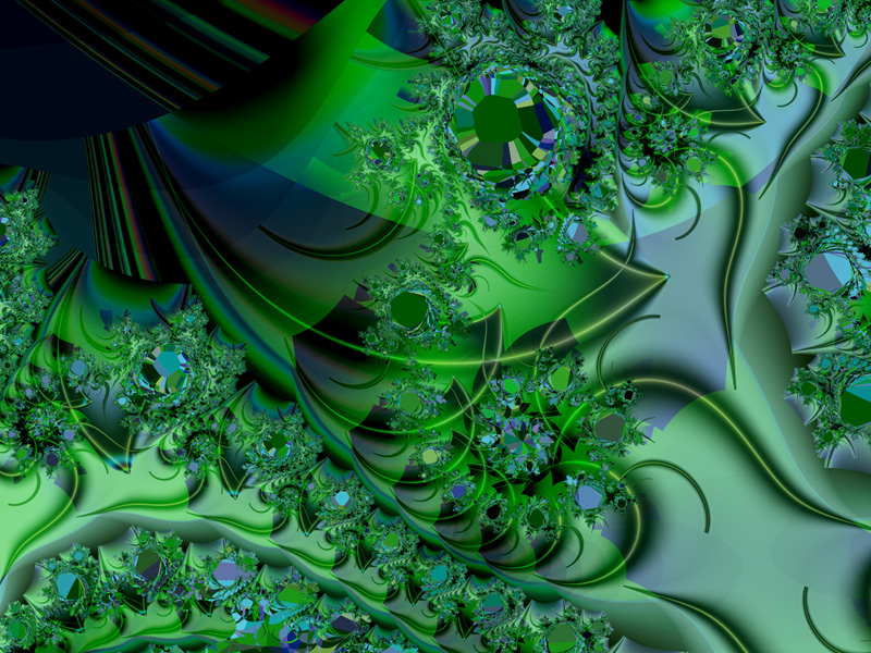 Fractal Art Wallpaper, Himalayan