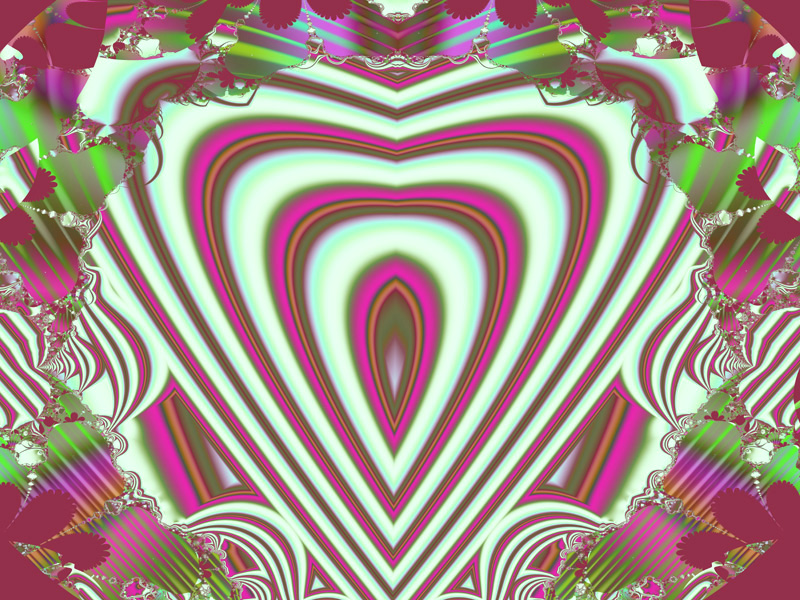 Fractal Art Wallpaper, Kind Heart