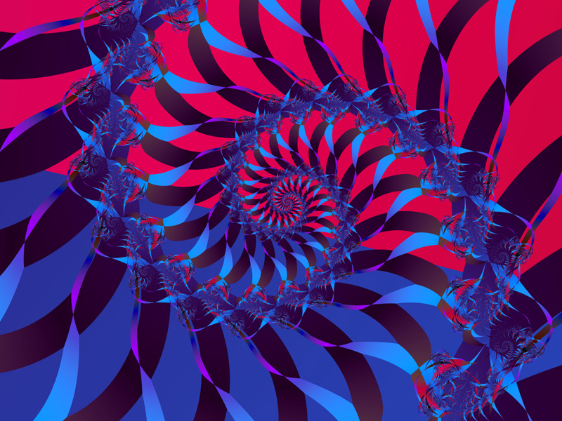 Fractal Art Wallpaper, Making Purple