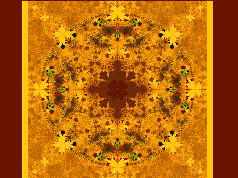 Fractal Art Wallpaper, Mandala