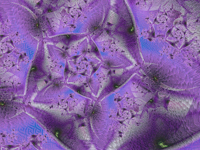 Fractal Art Wallpaper, Memory of Jacaranda