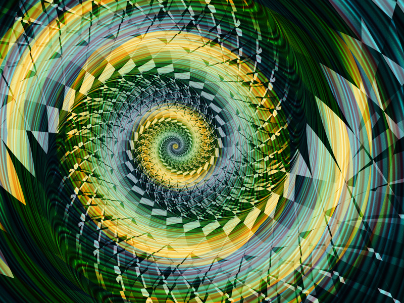 Fractal Art Wallpaper, Nautilus 5