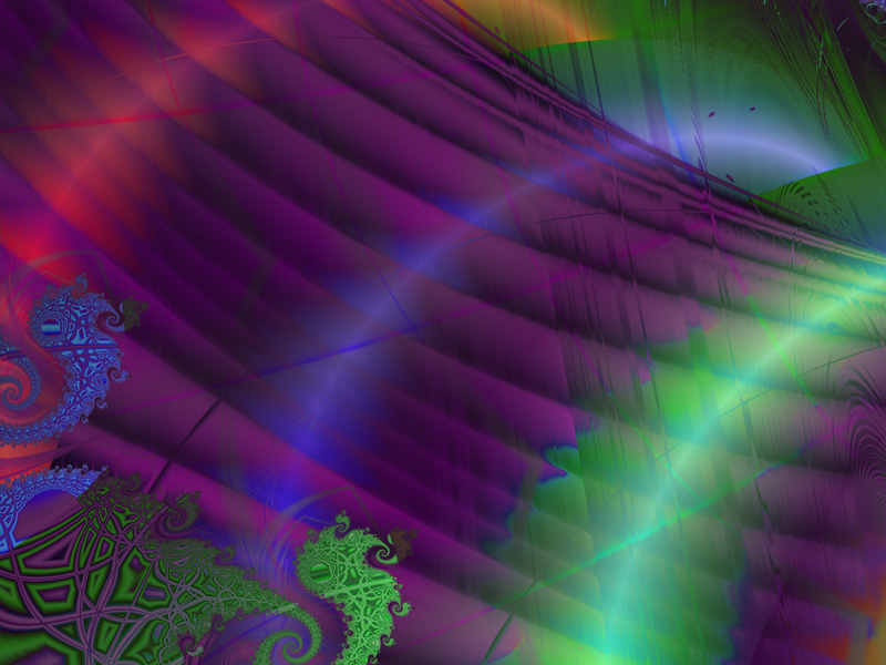 Fractal Art Wallpaper, Neon Wallpaper