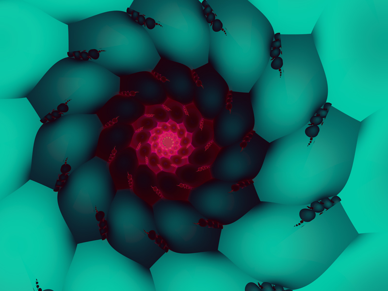 Fractal Art Wallpaper, Nestling