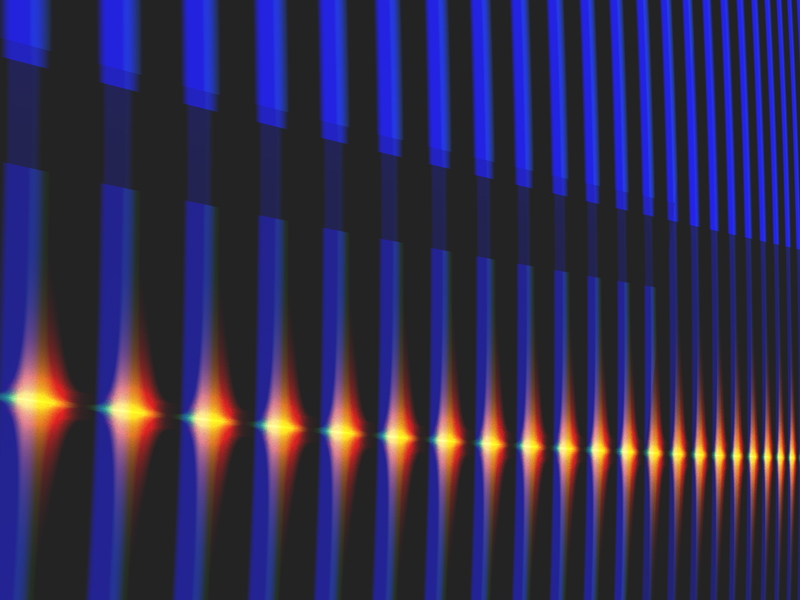 Fractal Art Wallpaper, Night Bridge