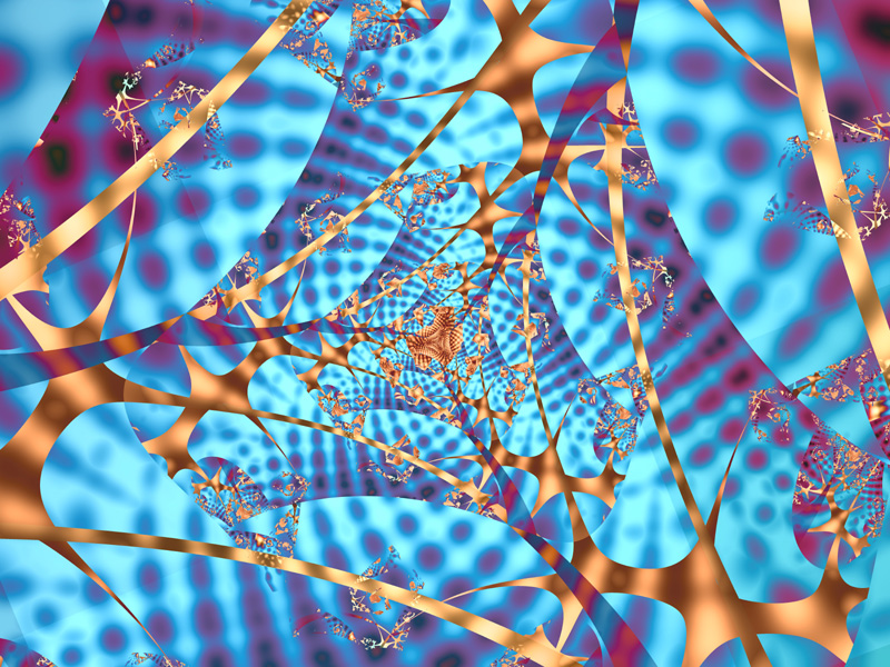 Fractal Art Wallpaper, The Night Sings 3