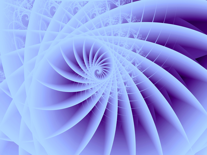 Fractal Art Wallpaper, Pastel Spiral