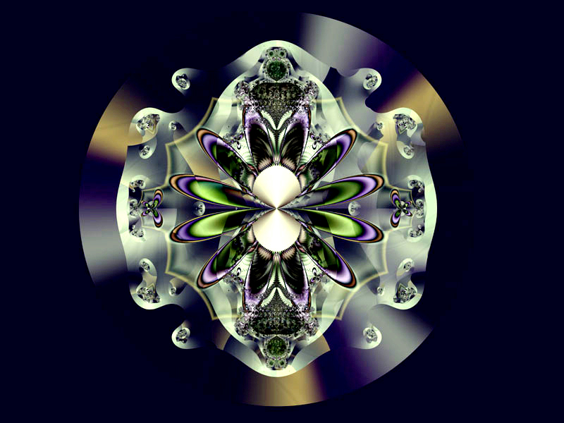 Fractal Art Wallpaper, Peridot