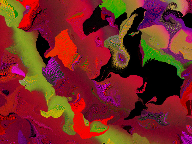 Fractal Art Wallpaper, Perlin Noise 2