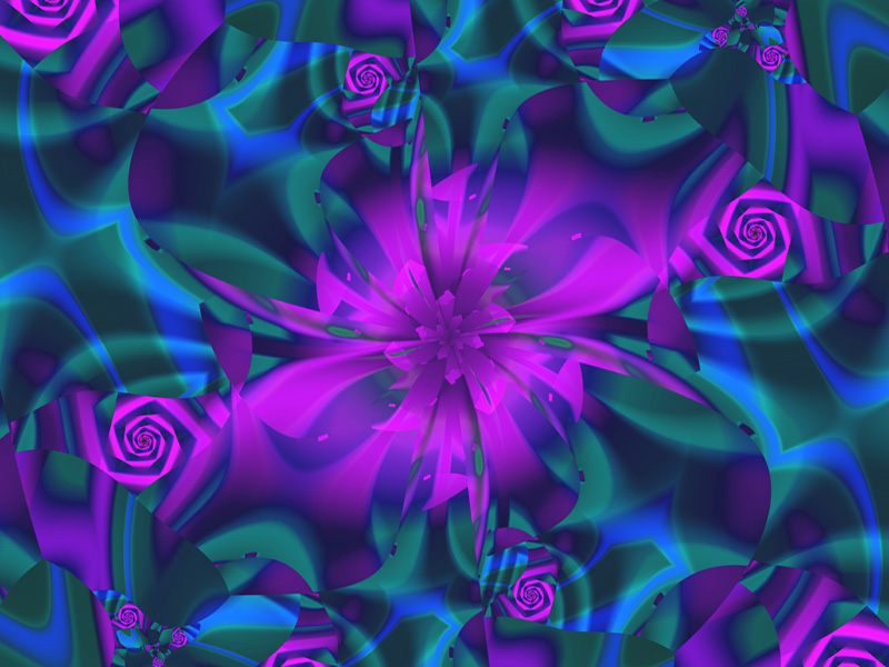 Fractal Art Wallpaper, Pinwheel 2