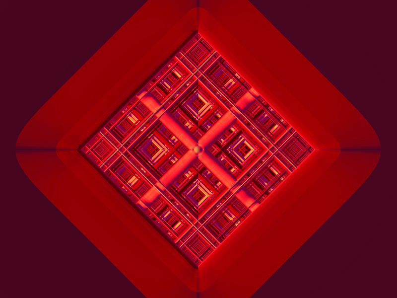 Fractal Art Wallpaper, Plaza Roja