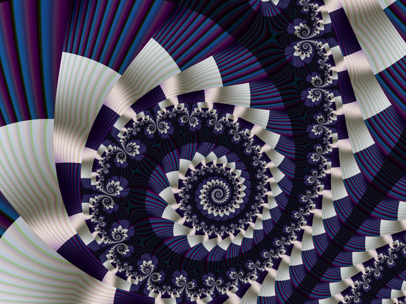 Fractal Art Wallpaper, Pleats 3