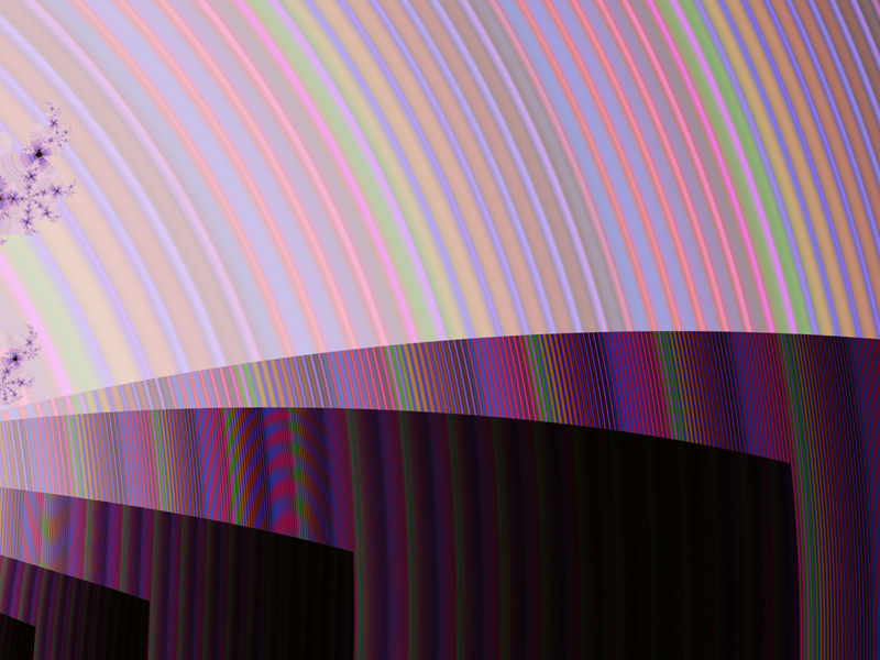 Fractal Art Wallpaper, Rays 2