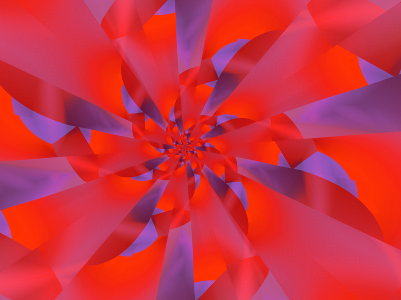 Fractal Art Wallpaper, Red 4