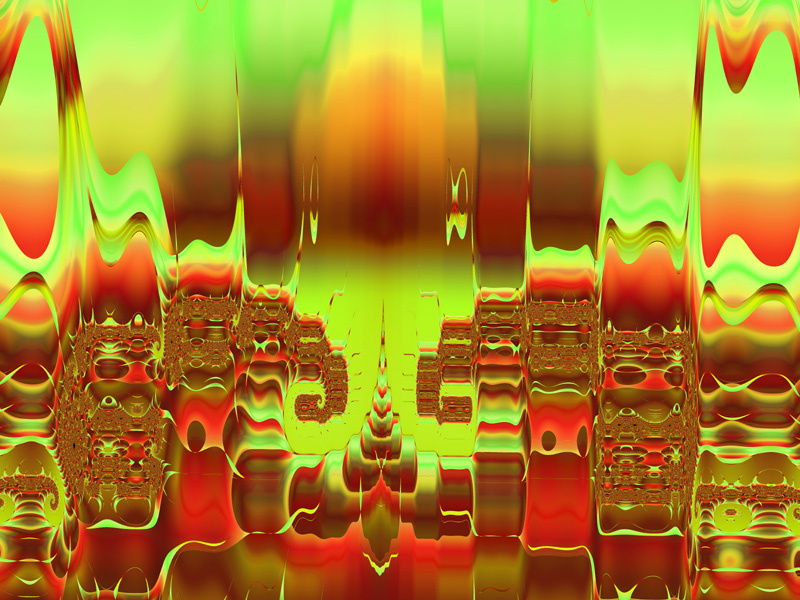 Fractal Art Wallpaper, Shangri-La