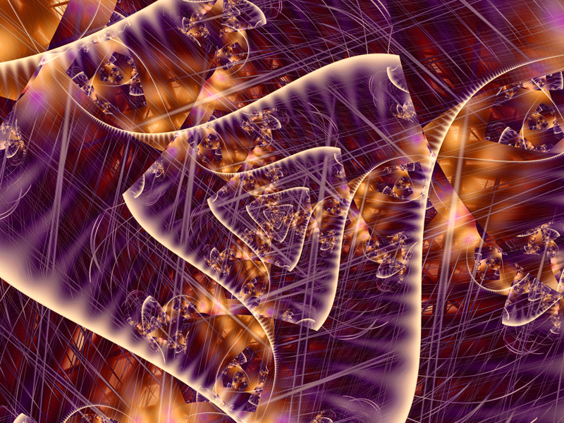 Fractal Art Wallpaper, The Night Sings 2