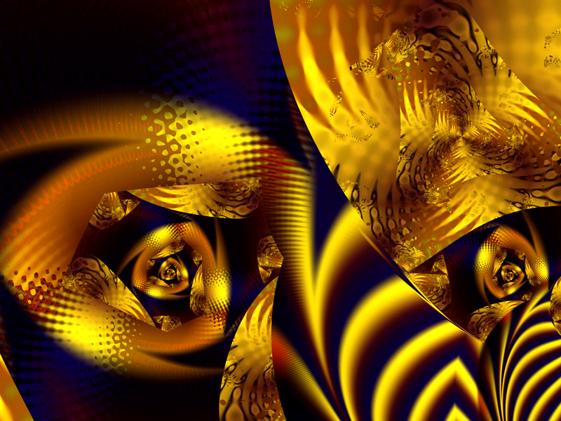 Fractal Art Wallpaper, The Night Sings