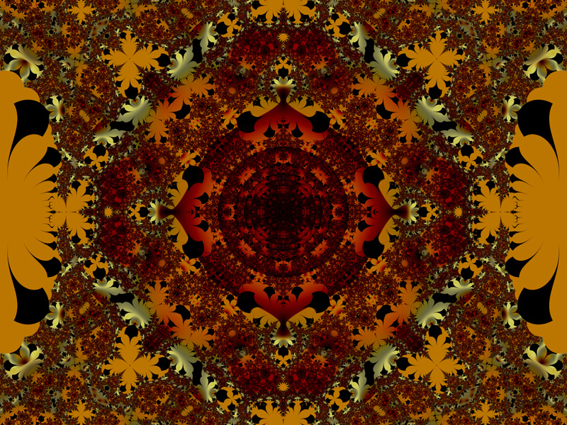 Fractal Art Wallpaper, There Are Butterflies