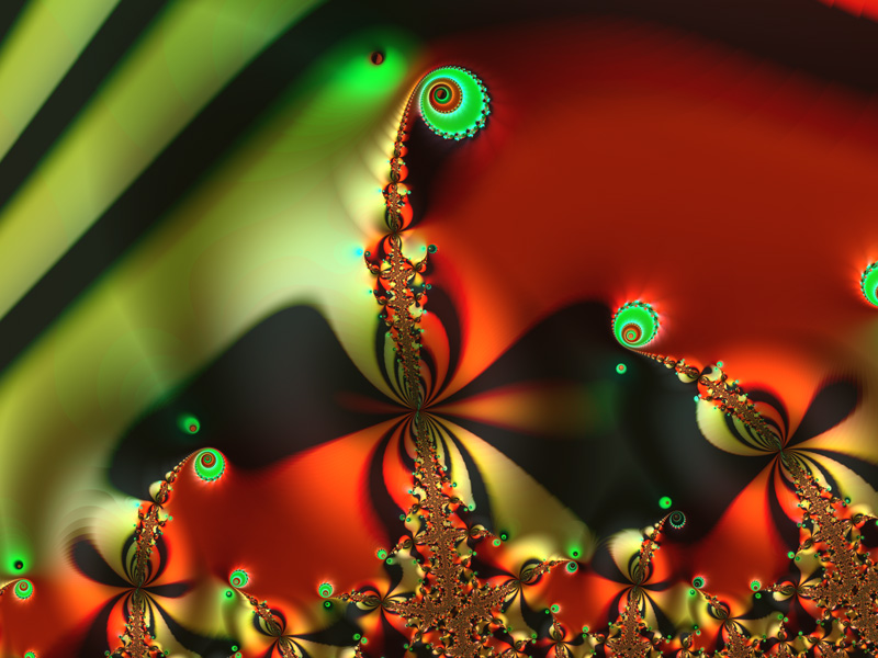 Fractal Art Wallpaper, Unfurling