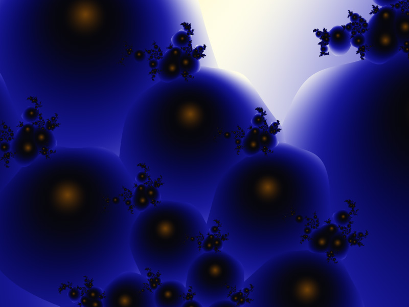 Fractal Art Wallpaper, White Light