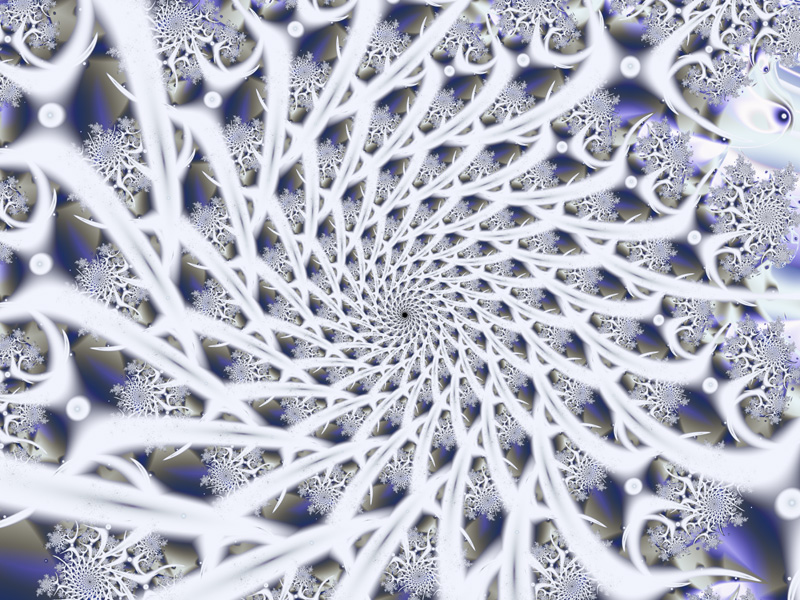 Fractal Art Wallpaper, Winter 2