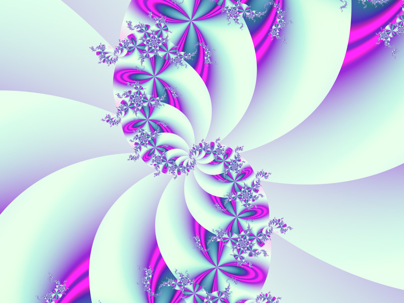 Fractal Art Wallpaper, Wisteria